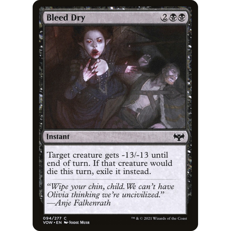 Bleed Dry [Innistrad: Crimson Vow]