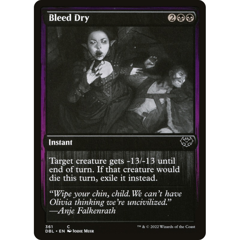 Bleed Dry [Innistrad: Double Feature]