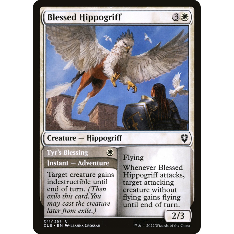 Blessed Hippogriff // Tyr’s Blessing [Commander Legends: Battle for Baldur’s Gate]
