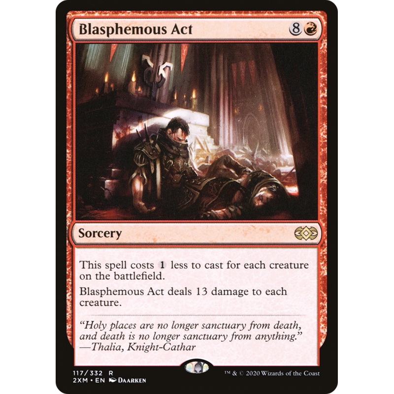 Blasphemous Act [Double Masters] Foil