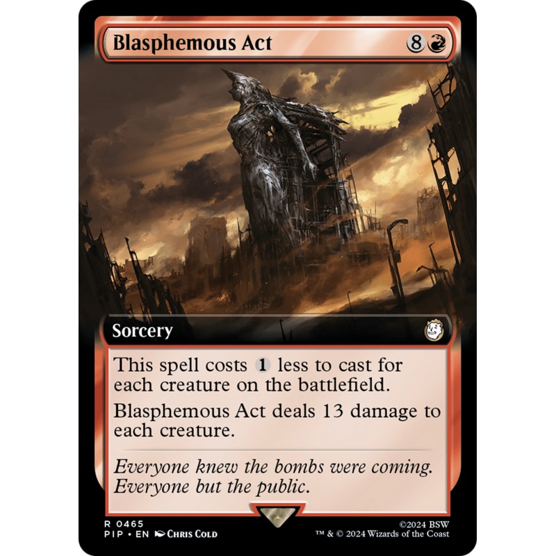 Blasphemous Act: (Extended Art) (465)
