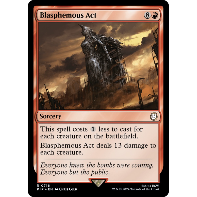 Blasphemous Act Foil (716)