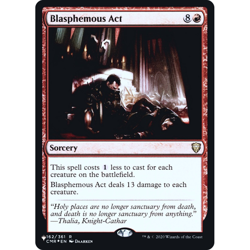 Blasphemous Act [Secret Lair: Heads I Win, Tails You Lose]