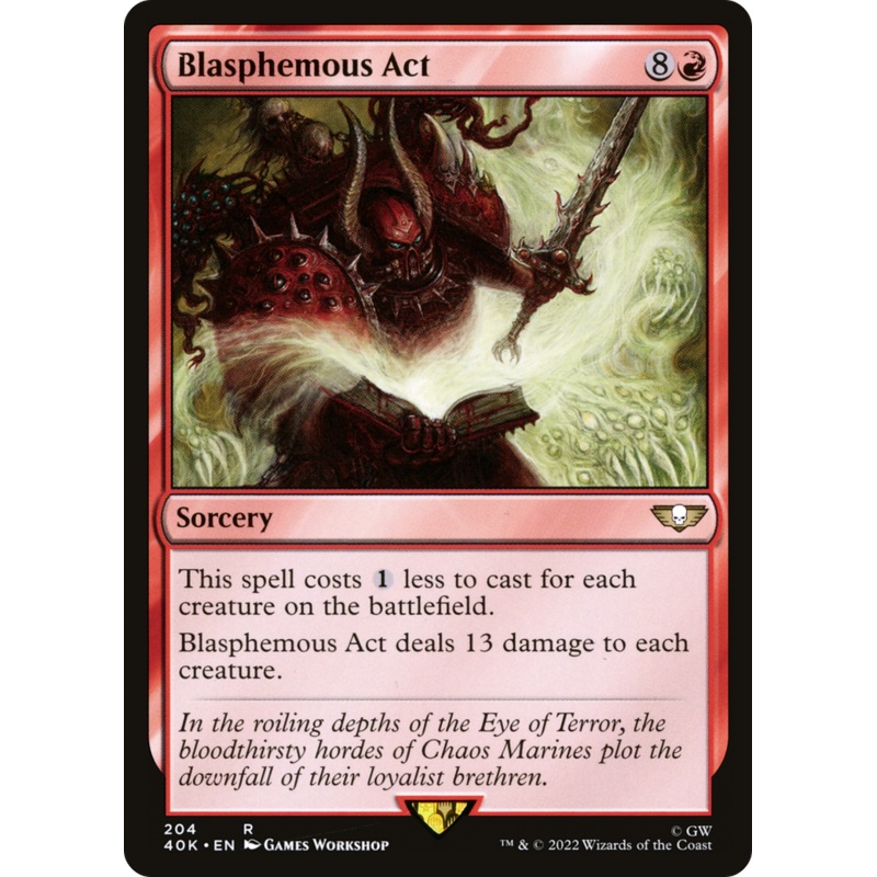 Blasphemous Act [Warhammer 40,000]