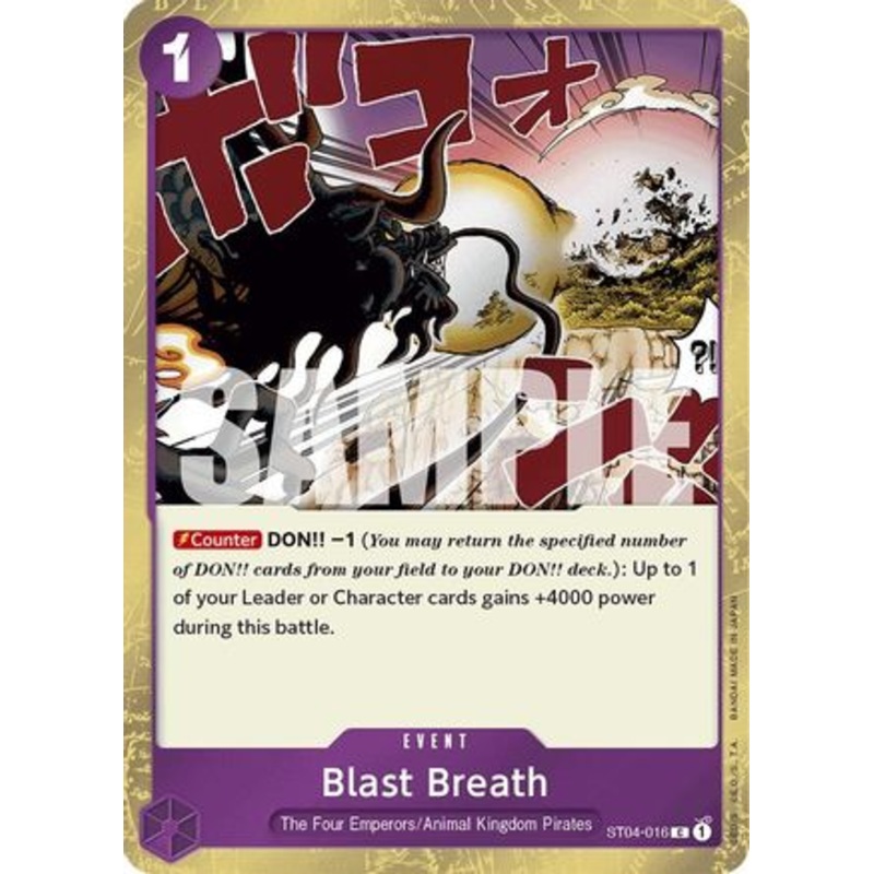 Blast Breath (Jolly Roger Foil) (ST04-016) Foil
