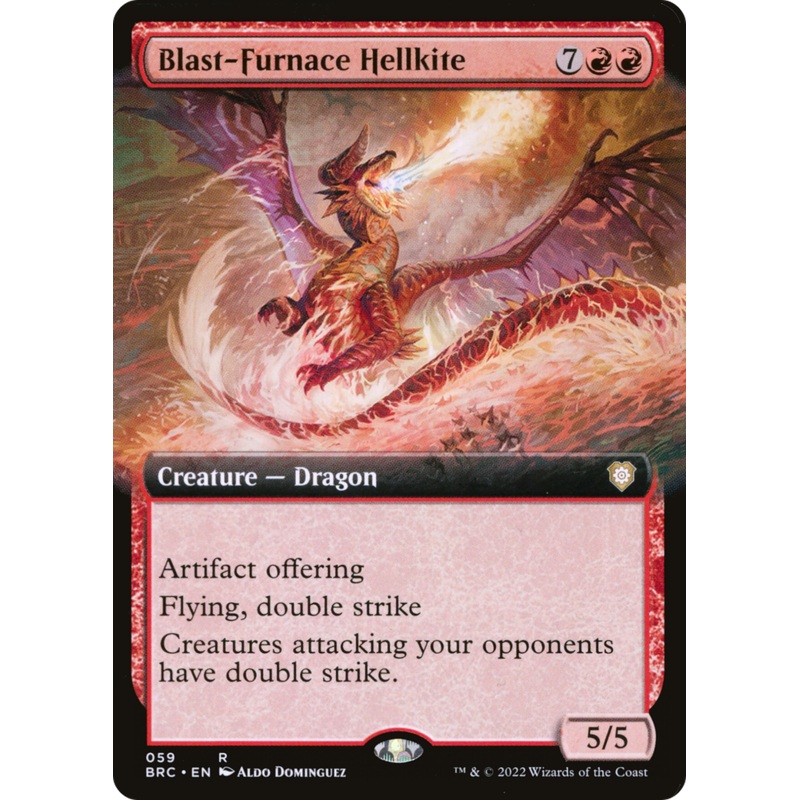 Blast-Furnace Hellkite (Extended Art) [The Brothers’ War Commander]