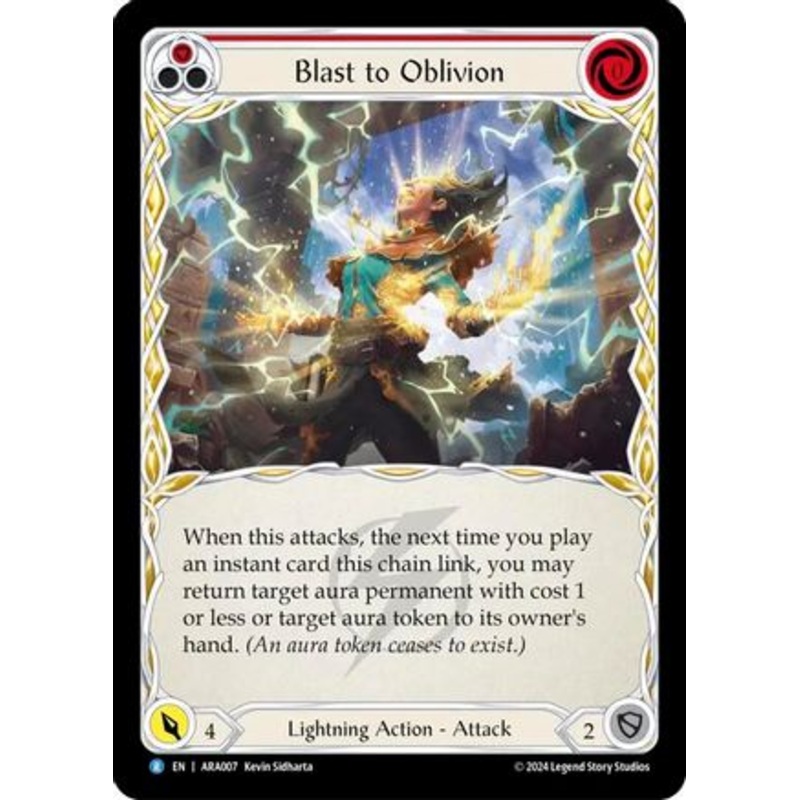 Blast to Oblivion (Red) (ARA007) – Blitz Deck: Rosetta – Aurora