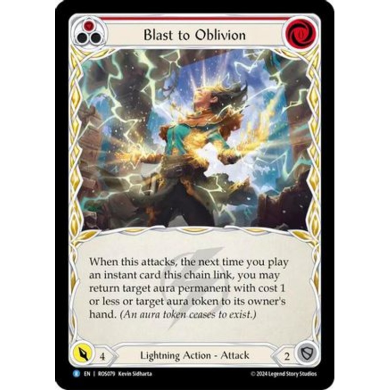 Blast to Oblivion (Red) (ROS079) Rainbow Foil – Rosetta