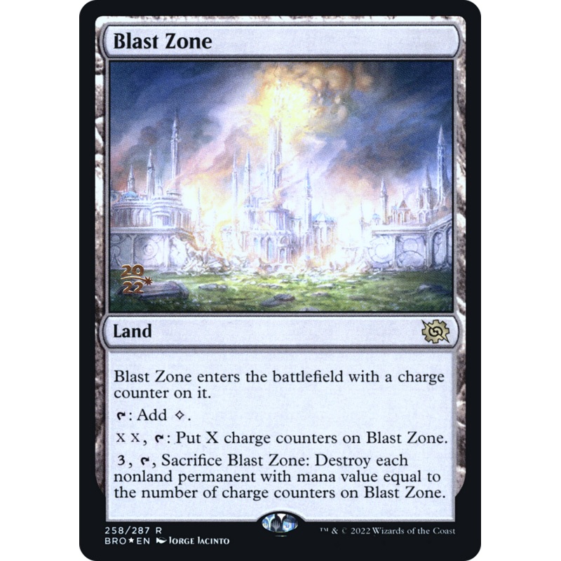 Blast Zone (258) [The Brothers’ War Prerelease Promos]