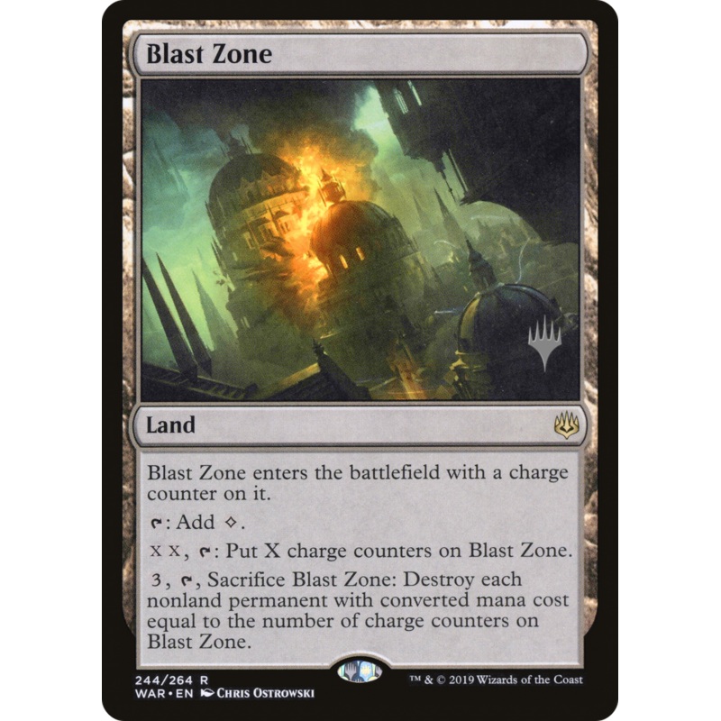 Blast Zone (Promo Pack) [War of the Spark Promos] Foil