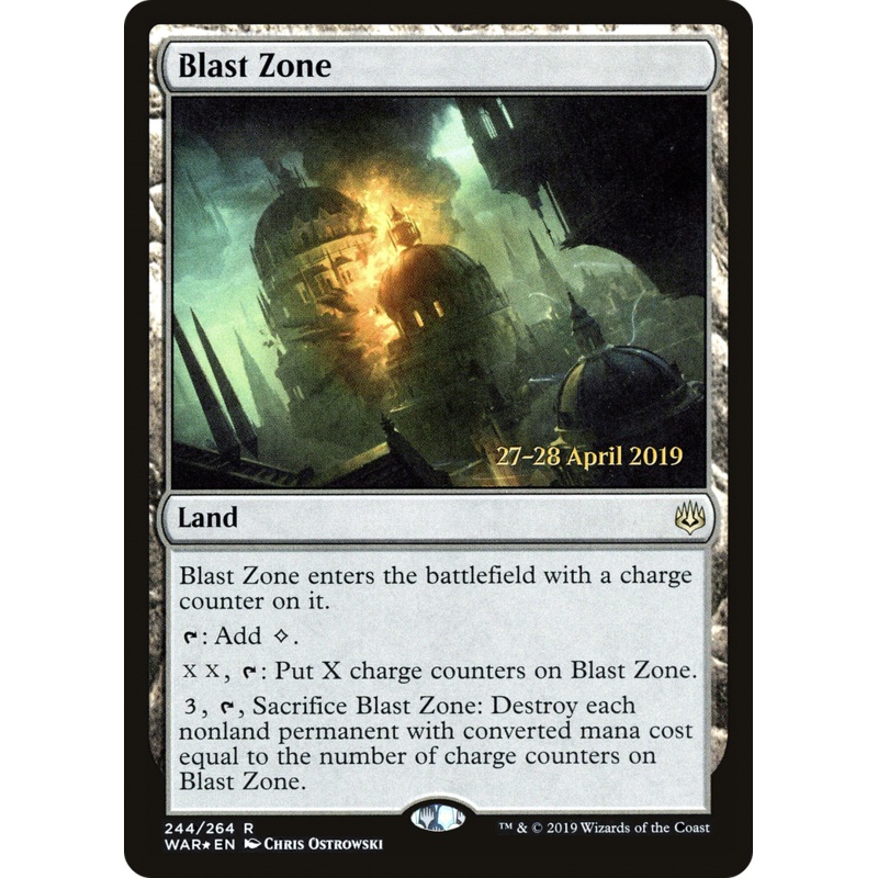 Blast Zone [War of the Spark Prerelease Promos]
