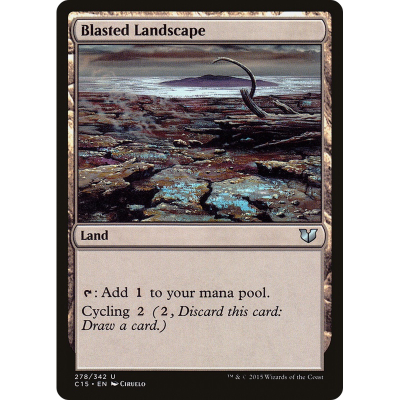 Blasted Landscape [Commander 2015]