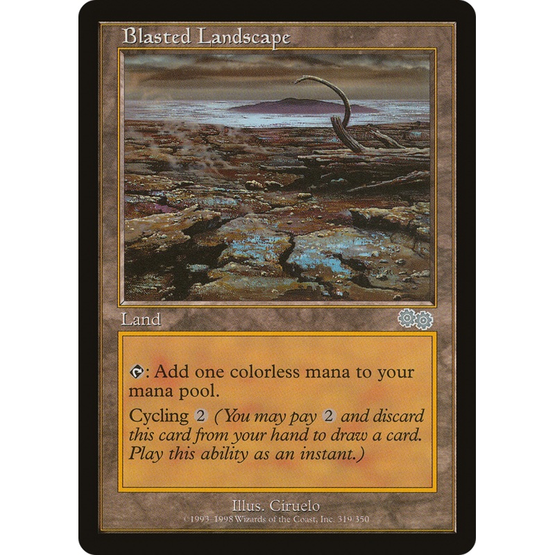 Blasted Landscape [Urza’s Saga]