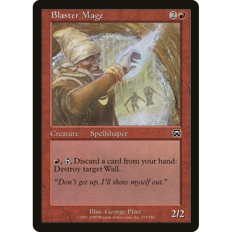 Blaster Mage [Mercadian Masques] Foil