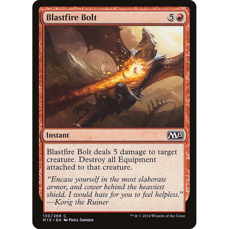 Blastfire Bolt [Magic 2015]