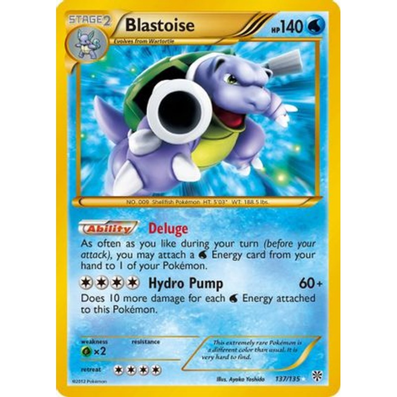 Blastoise (137/135) [Black & White: Plasma Storm]