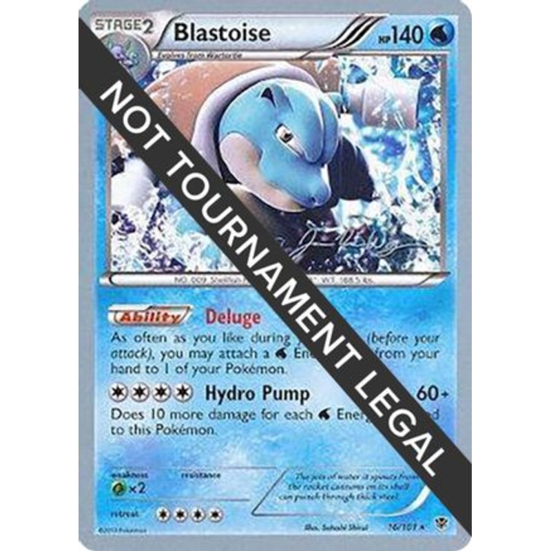 Blastoise (16/101) (HonorStoise – Jacob Van Wagner) [World Championships 2015]