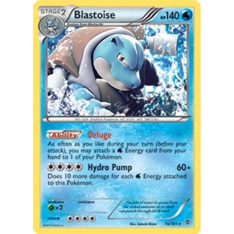 Blastoise (16/101) (Theme Deck Exclusive) [Black & White: Plasma Blast]
