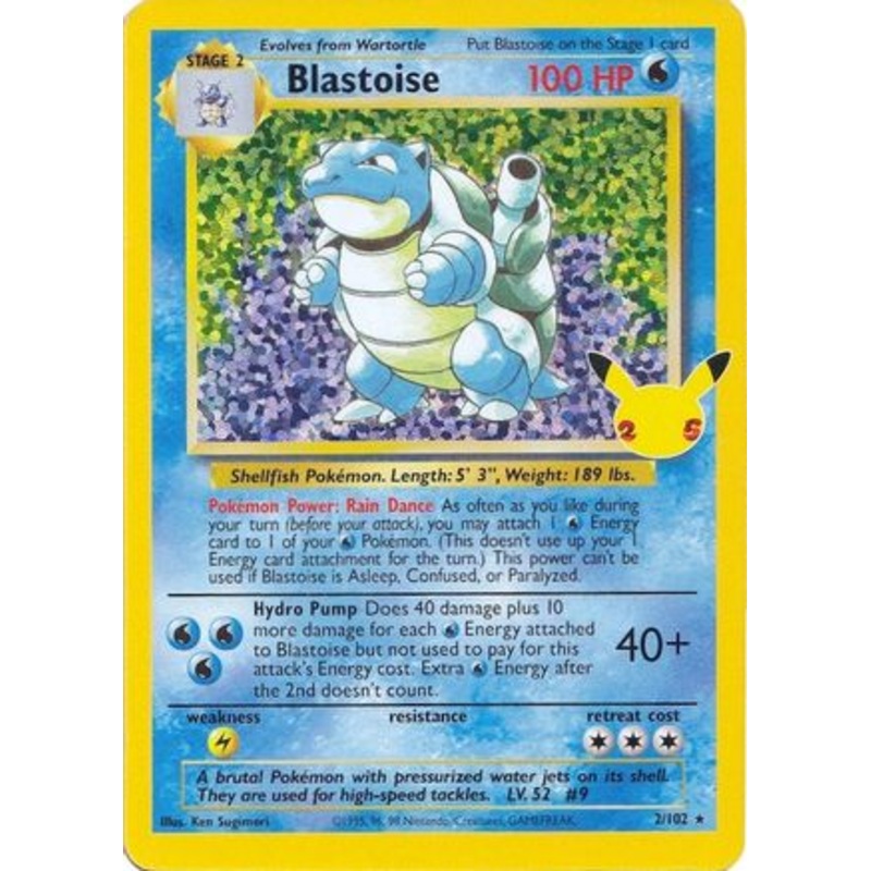 Blastoise (2/102) [Celebrations: 25th Anniversary – Classic Collection]