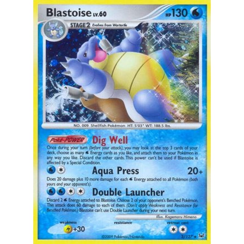 Blastoise (2/127) [Platinum: Base Set] Reverse Holofoil
