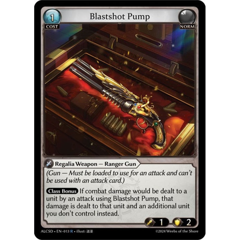 Blastshot Pump (13) [Alchemical Revolution: Starter Decks]