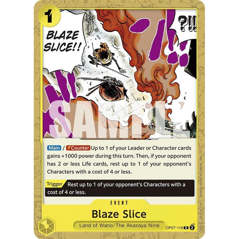 Blaze Slice (Reprint) (OP07-116)