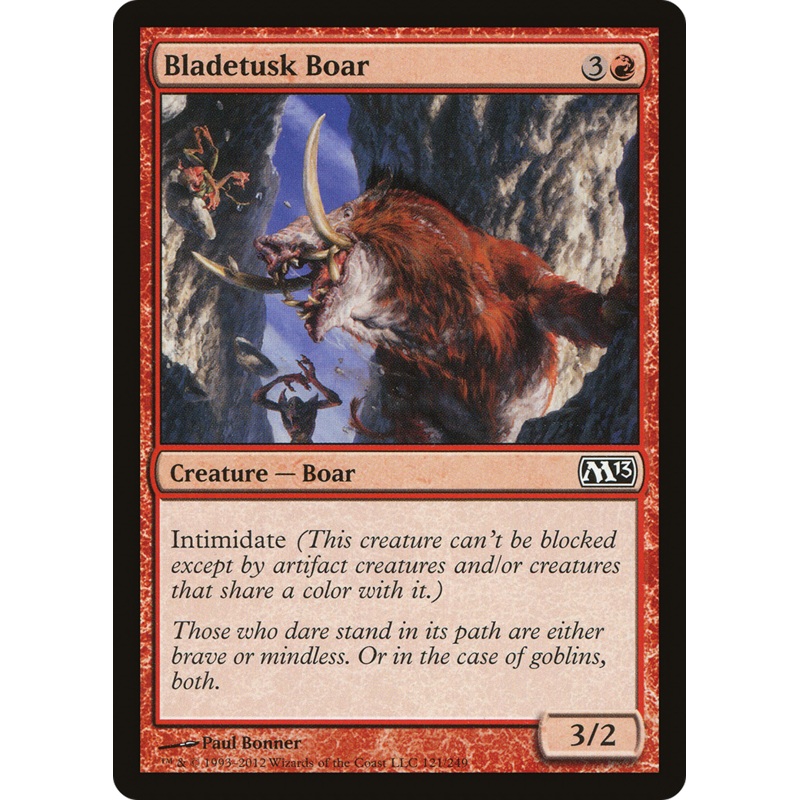 Bladetusk Boar [Magic 2013]