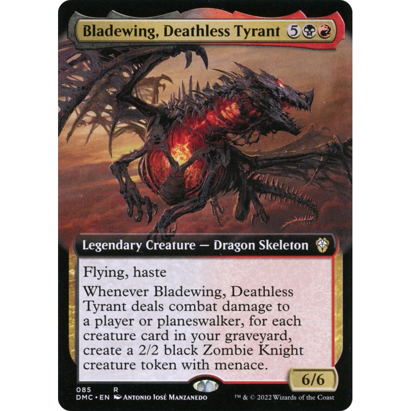 Bladewing, Deathless Tyrant (Extended Art) [Dominaria United Commander]