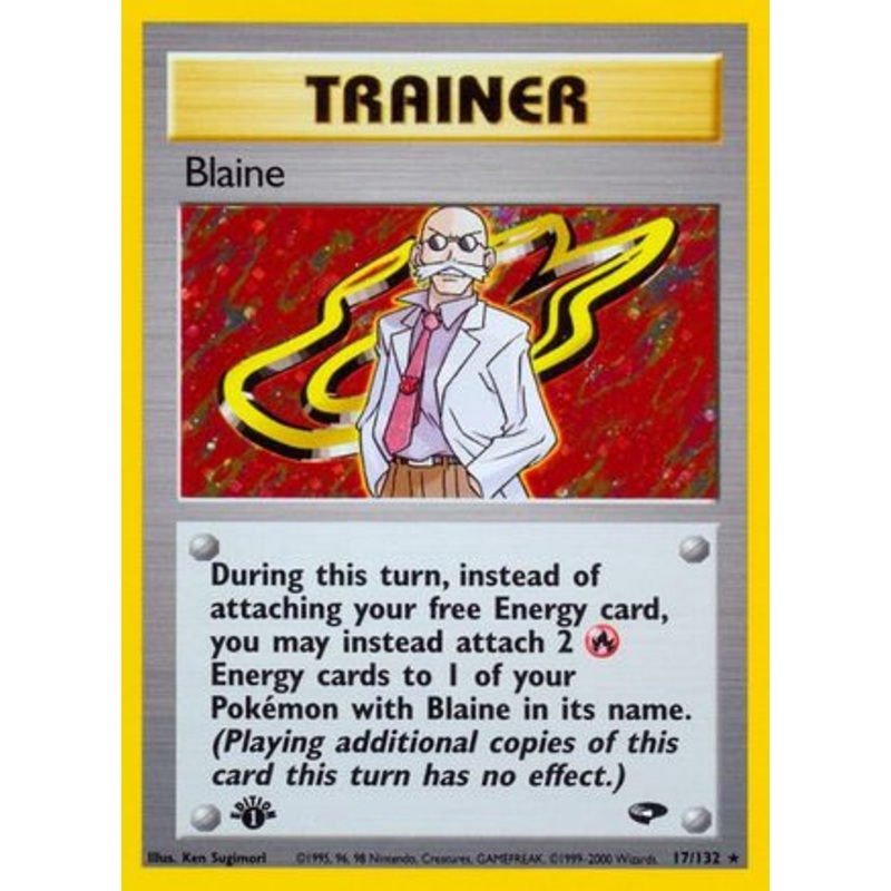 Blaine (17/132) [Gym Challenge 1st Edition]