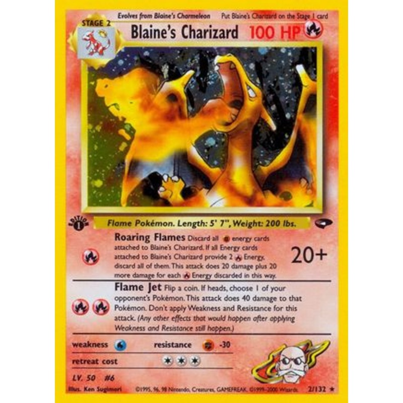 Blaine’s Charizard (2/132) [Gym Challenge Unlimited]