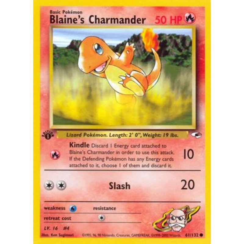 Blaine’s Charmander (61/132) [Gym Heroes 1st Edition]