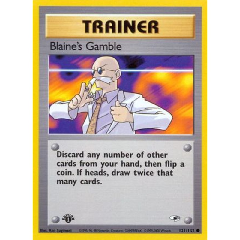 Blaine’s Gamble (121/132) [Gym Heroes 1st Edition]