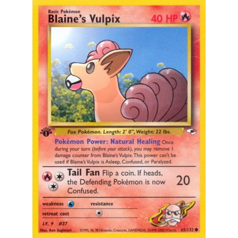 Blaine’s Vulpix (65/132) [Gym Heroes 1st Edition]