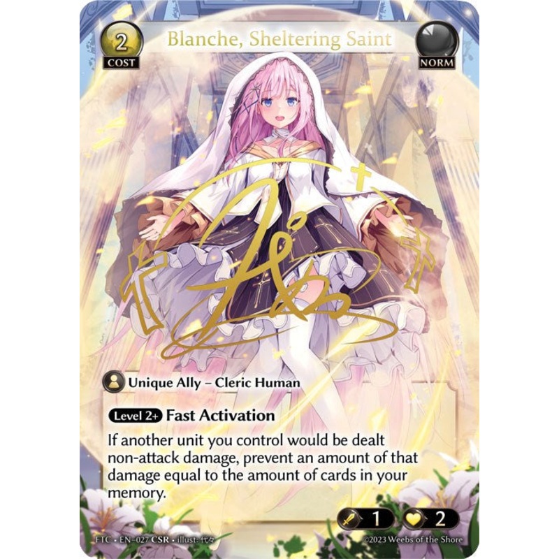 Blanche, Sheltering Saint (CSR) (027) [Fractured Crown]