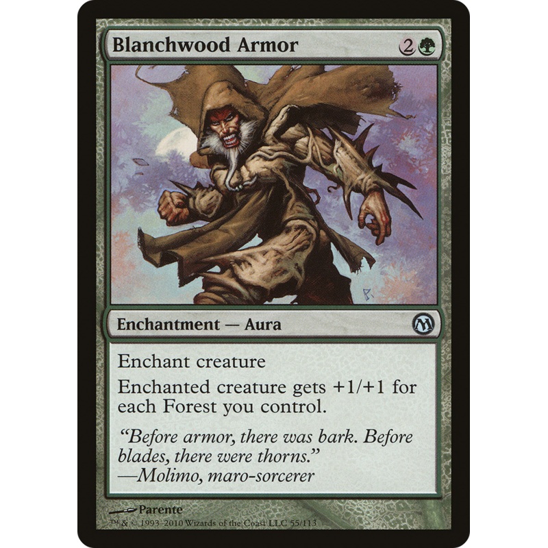 Blanchwood Armor [Duels of the Planeswalkers]