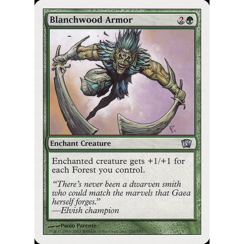 Blanchwood Armor [Eighth Edition]