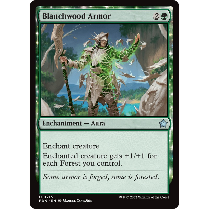 Blanchwood Armor [Foundations] Foil