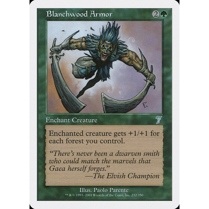 Blanchwood Armor [Seventh Edition]