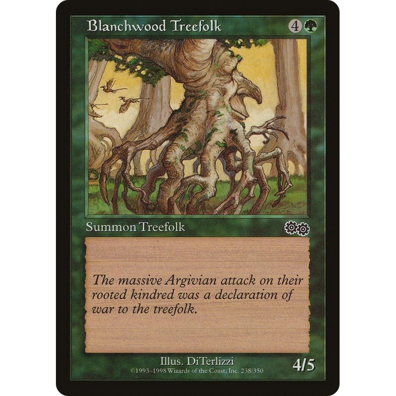 Blanchwood Treefolk [Urza’s Saga]
