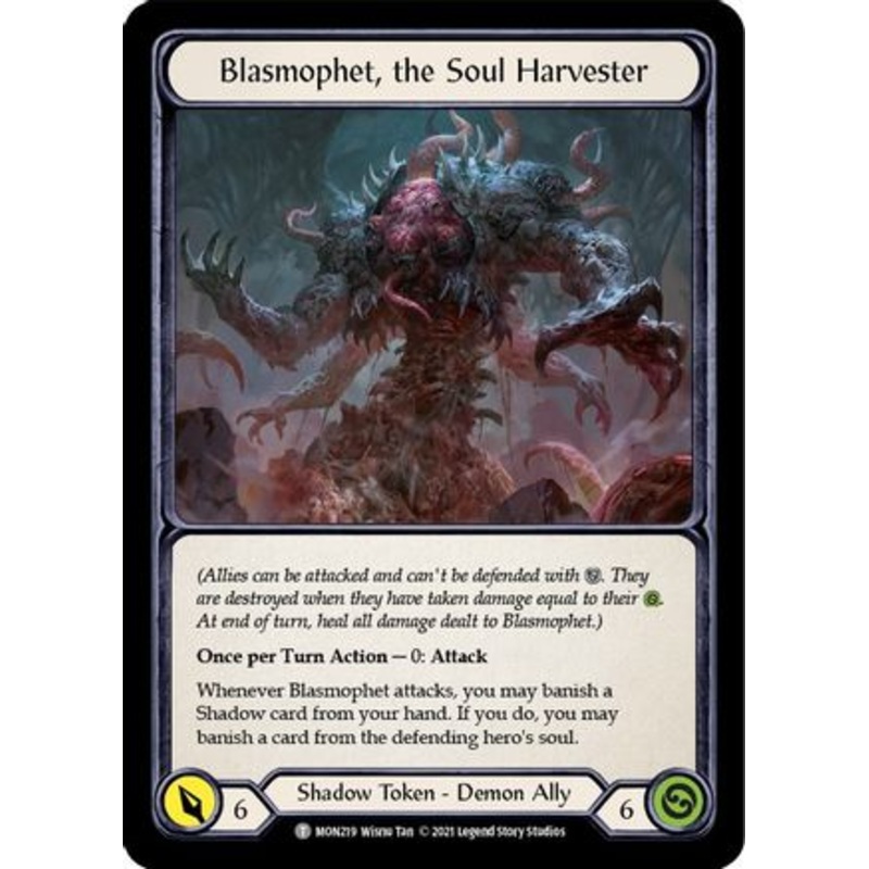 Blasmophet, the Soul Harvester // Ursur, the Soul Reaper (MON219) 1st Edition  – Monarch