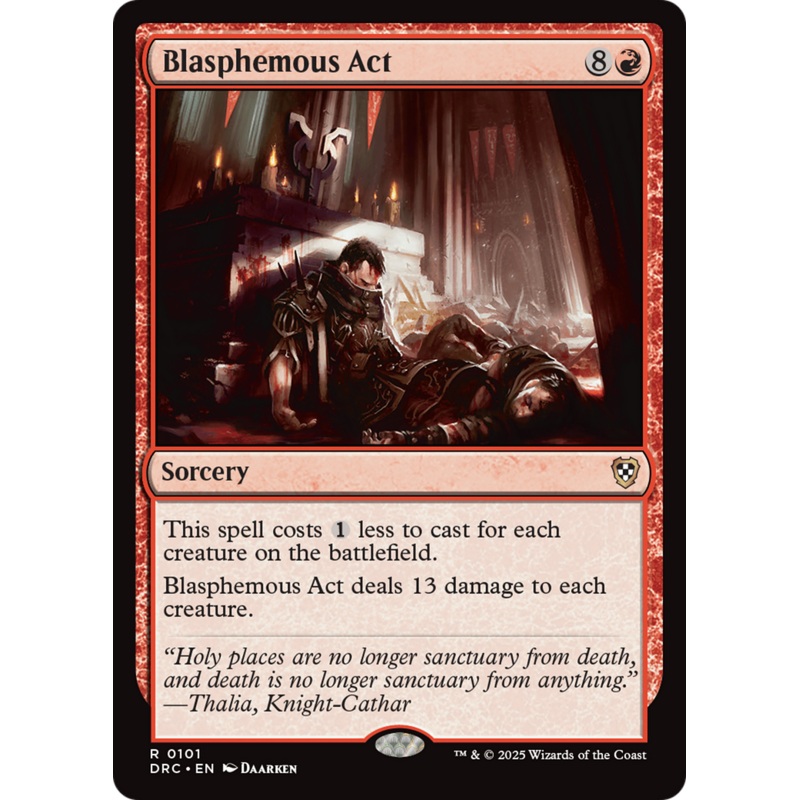 Blasphemous Act (101) – Commander: Aetherdrift