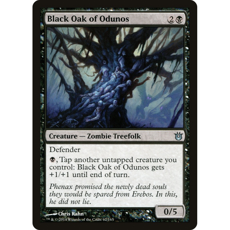 Black Oak of Odunos [Born of the Gods] Foil