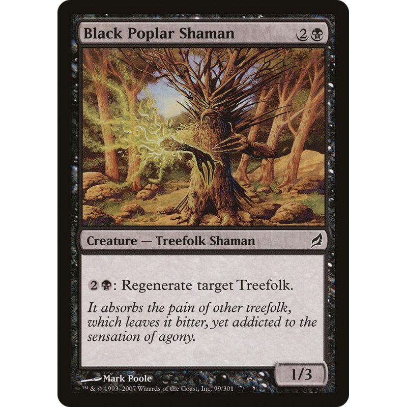 Black Poplar Shaman [Lorwyn]