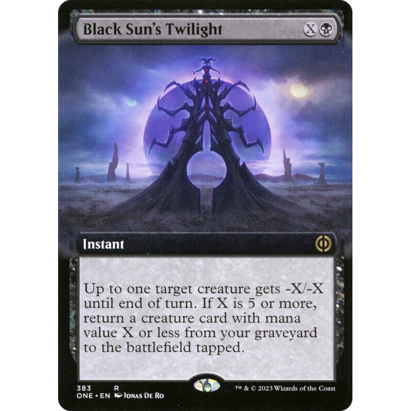 Black Sun’s Twilight (Extended Art) [Phyrexia: All Will Be One]