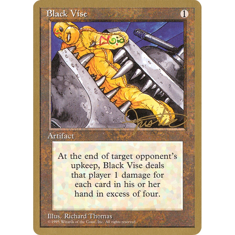 Black Vise (Mark Justice) [Pro Tour Collector Set]