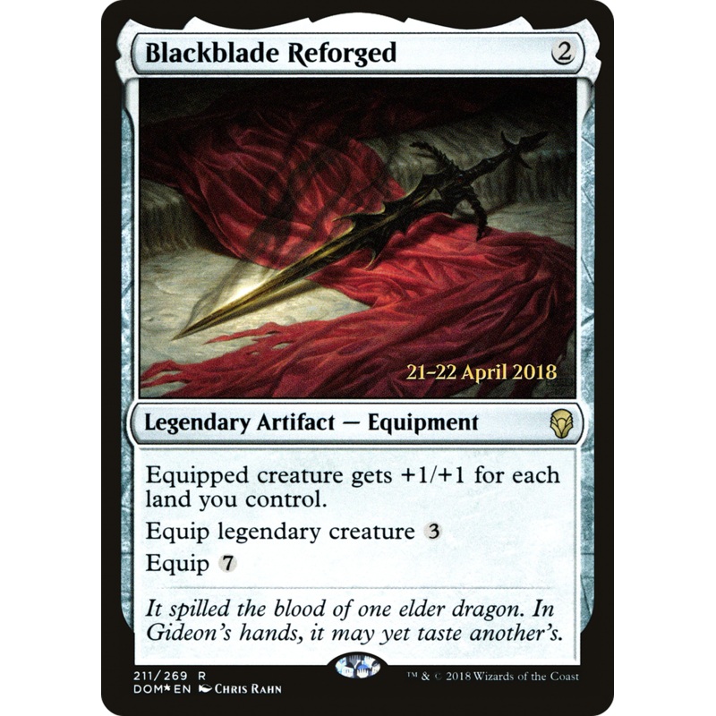 Blackblade Reforged [Dominaria Prerelease Promos]