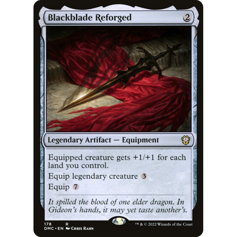 Blackblade Reforged [Dominaria United Commander]