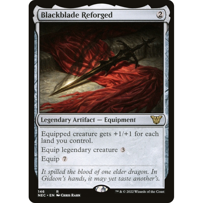 Blackblade Reforged [Kamigawa: Neon Dynasty Commander]