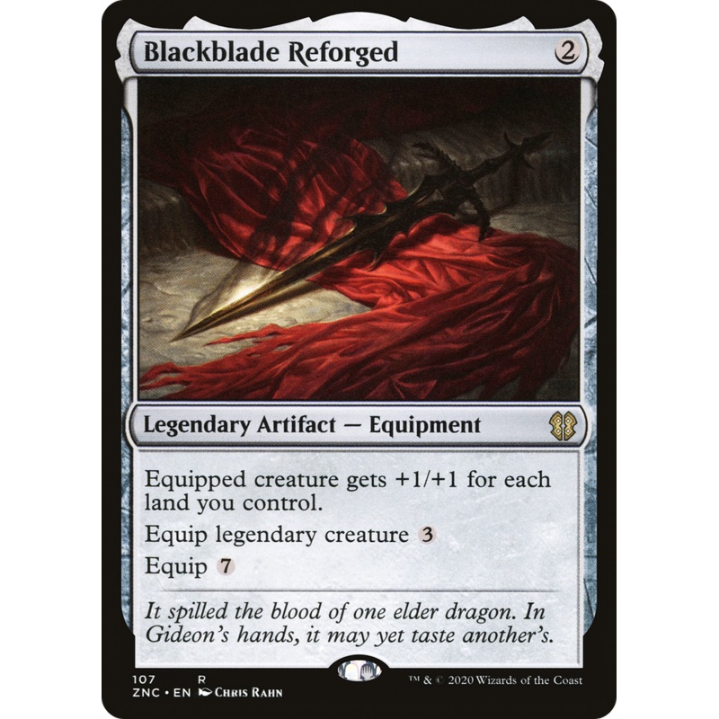 Blackblade Reforged [Zendikar Rising Commander]