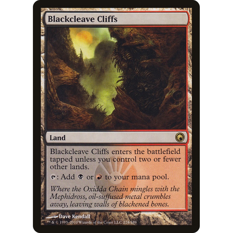 Blackcleave Cliffs [Scars of Mirrodin] Foil